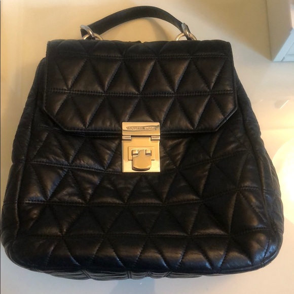Michael Kors Handbags - Michael Kors leather backpack